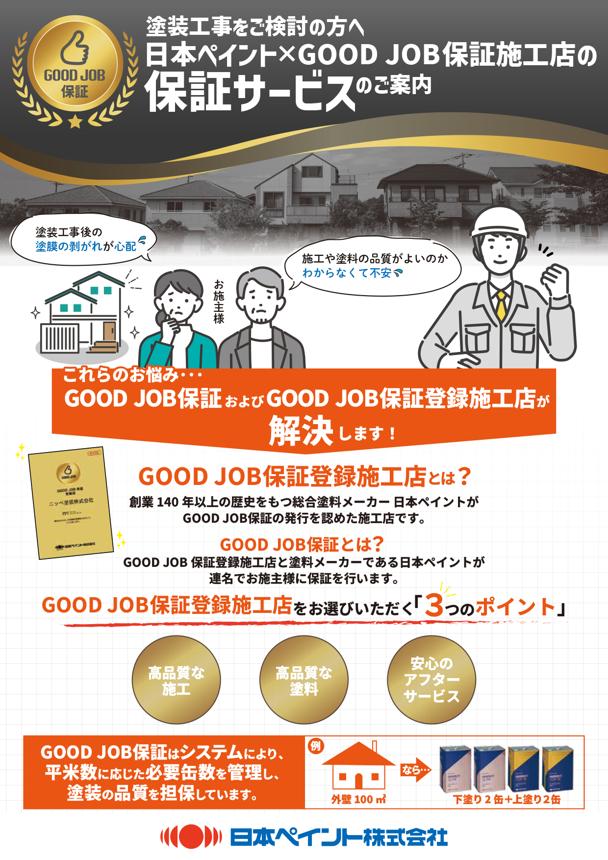 GOOD JOB 保証登録施工店