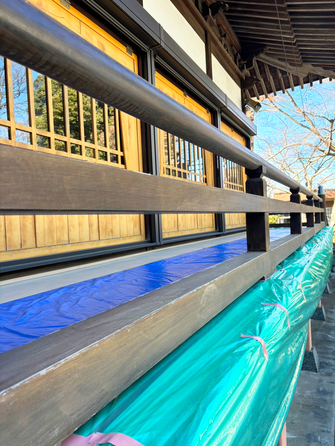 ［東京都清瀬市野塩］円福寺の法堂の施工に入ります【施工中の様子164】